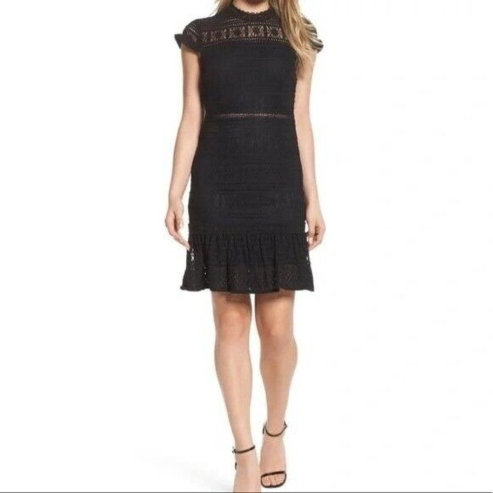 FOXIEDOX Black Small Ellie Fit & Flare Dress